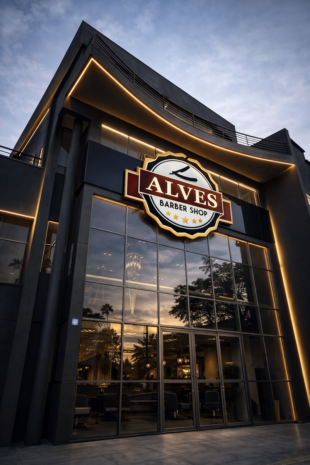 Alves Barbershop — Fachada